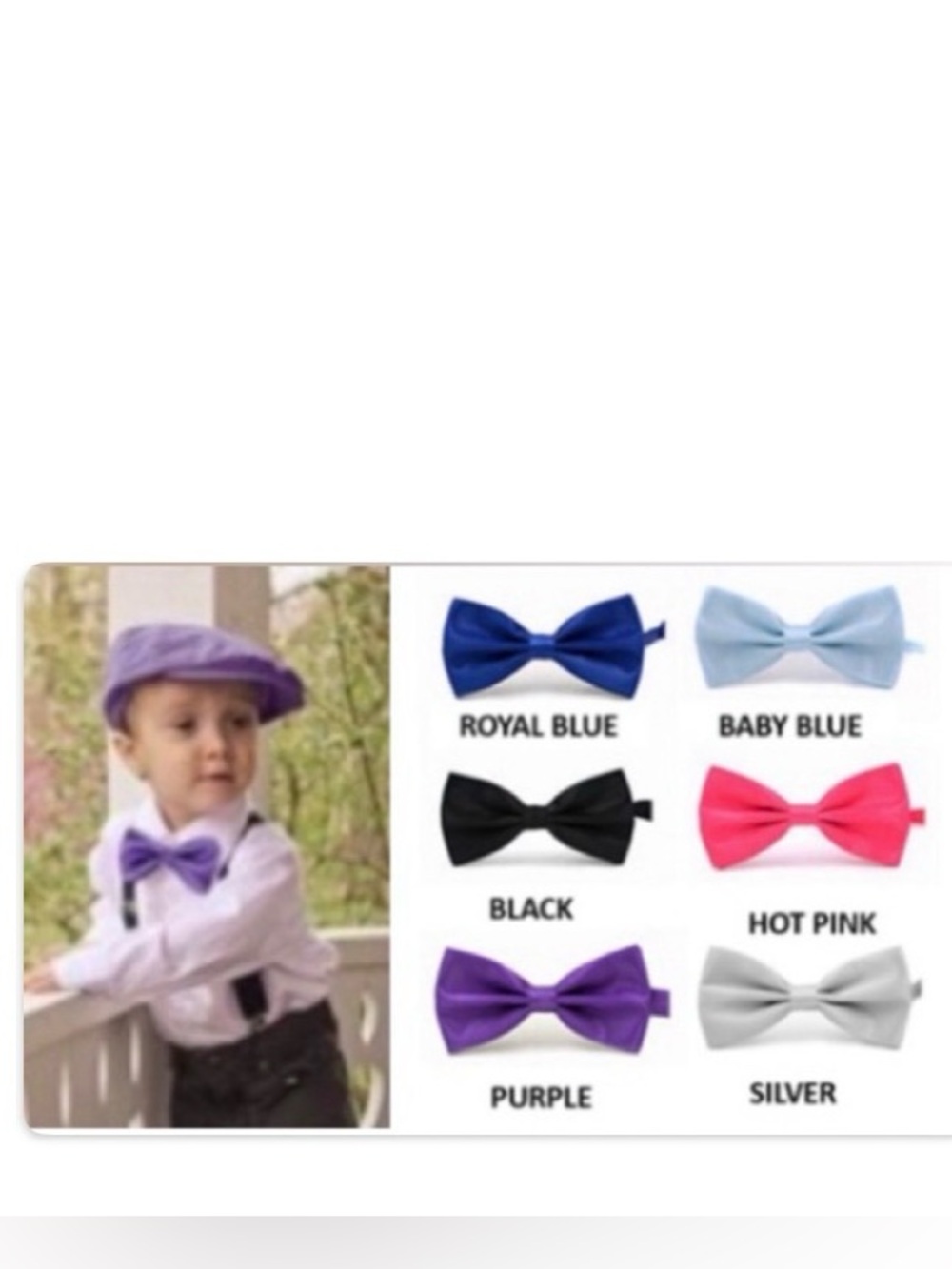 NEW Satin Clip Bow-Tie - Adjustable - Multiple Colors Available!